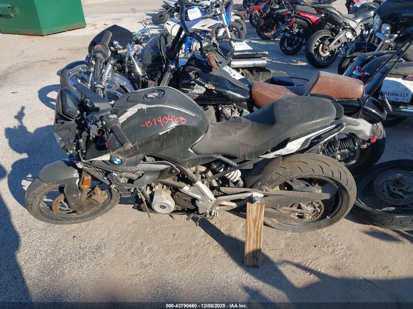 2018 BMW G310 R VIN: WB30G1100JR852317 Lot: 43790460