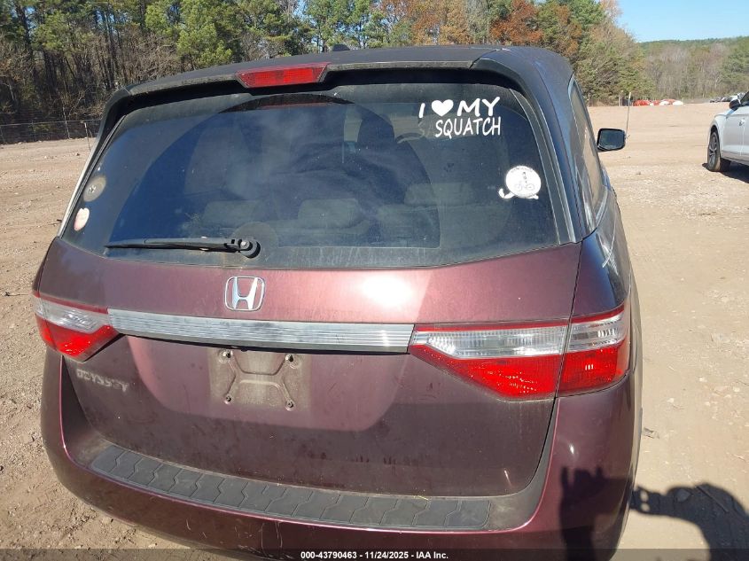 2012 Honda Odyssey Ex-L VIN: 5FNRL5H66CB107256 Lot: 43790463