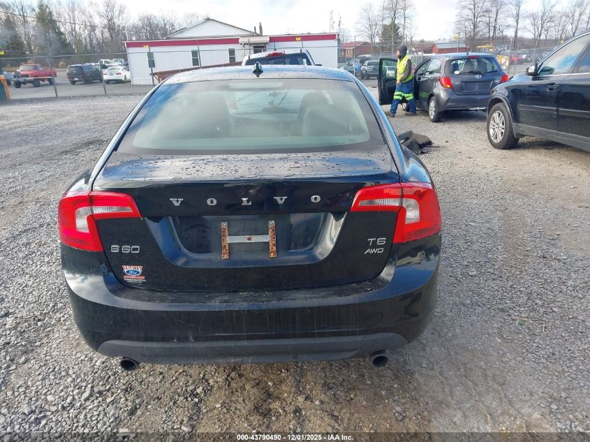 2012 Volvo S60 T6/T6 R-Design VIN: YV1902FH9C2040662 Lot: 43790490