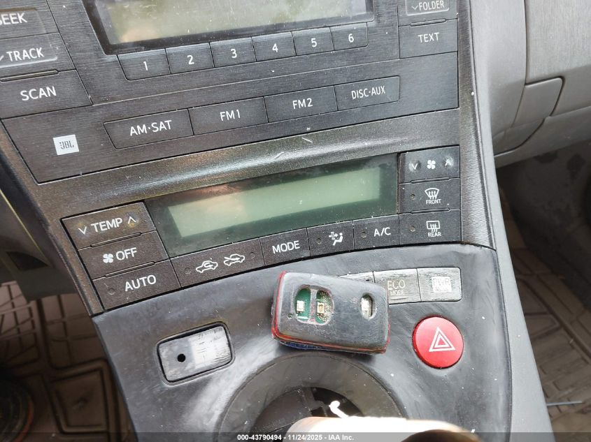 2011 Toyota Prius Three VIN: JTDKN3DU9B0282862 Lot: 43790494