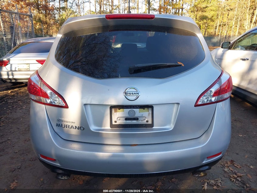 2014 Nissan Murano S VIN: JN8AZ1MU0EW416622 Lot: 43790501
