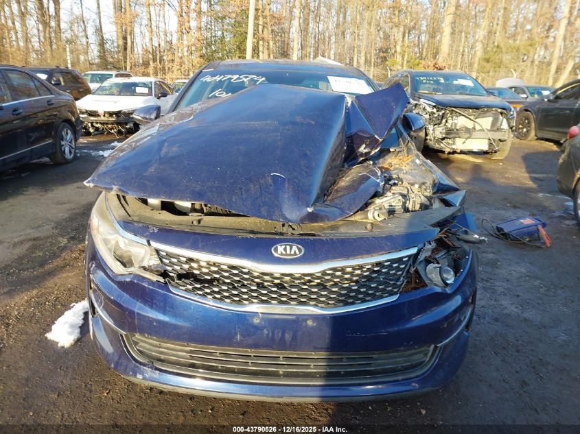 2018 Kia Optima Ex VIN: 5XXGU4L38JG191294 Lot: 43790526