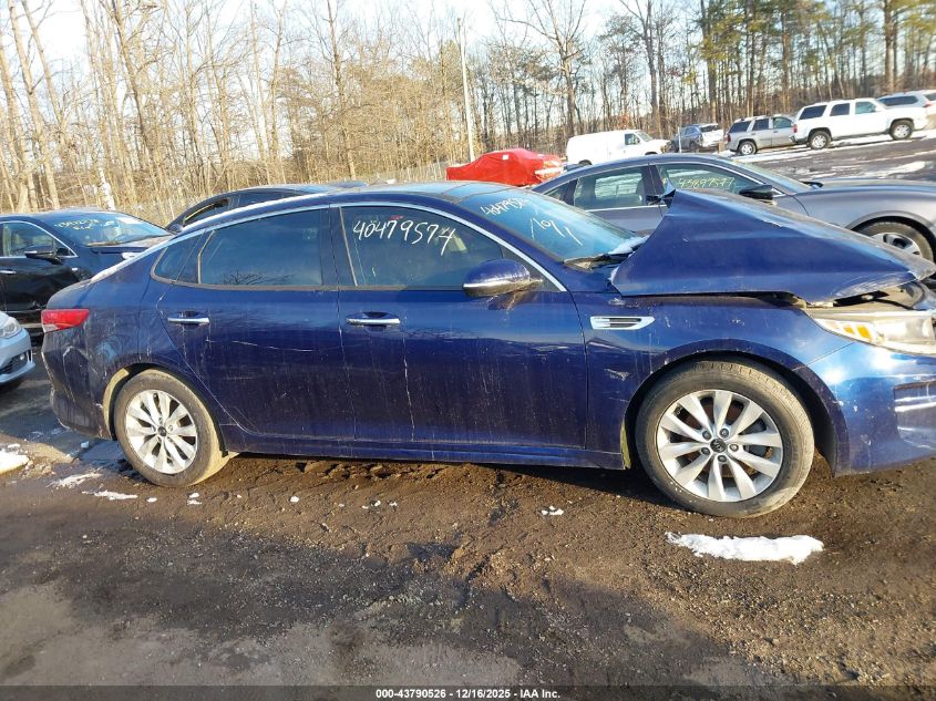 2018 Kia Optima Ex VIN: 5XXGU4L38JG191294 Lot: 43790526