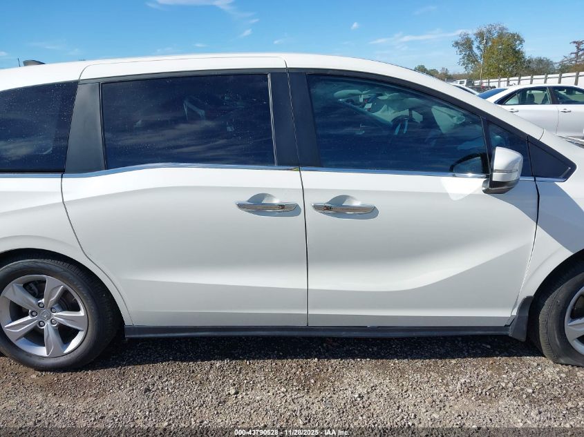 2019 Honda Odyssey Ex-L VIN: 5FNRL6H77KB119056 Lot: 43790528