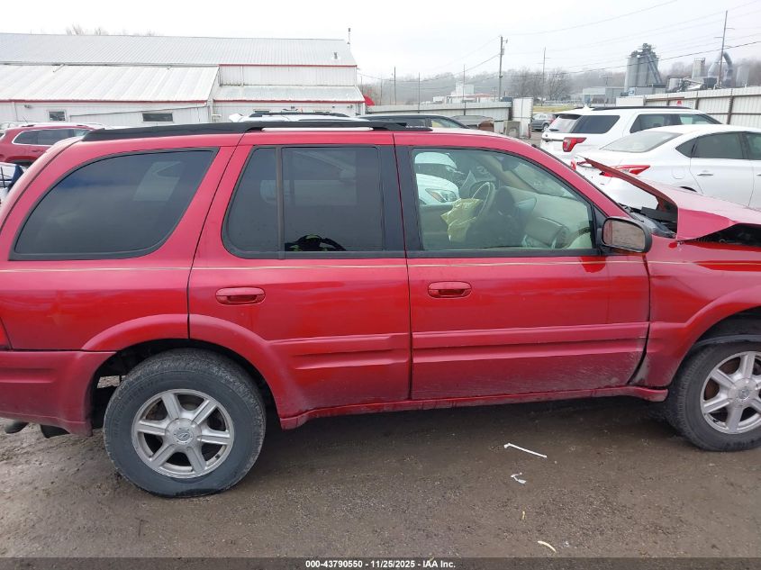 2002 Oldsmobile Bravada VIN: 1GHDT13S522387383 Lot: 43790550