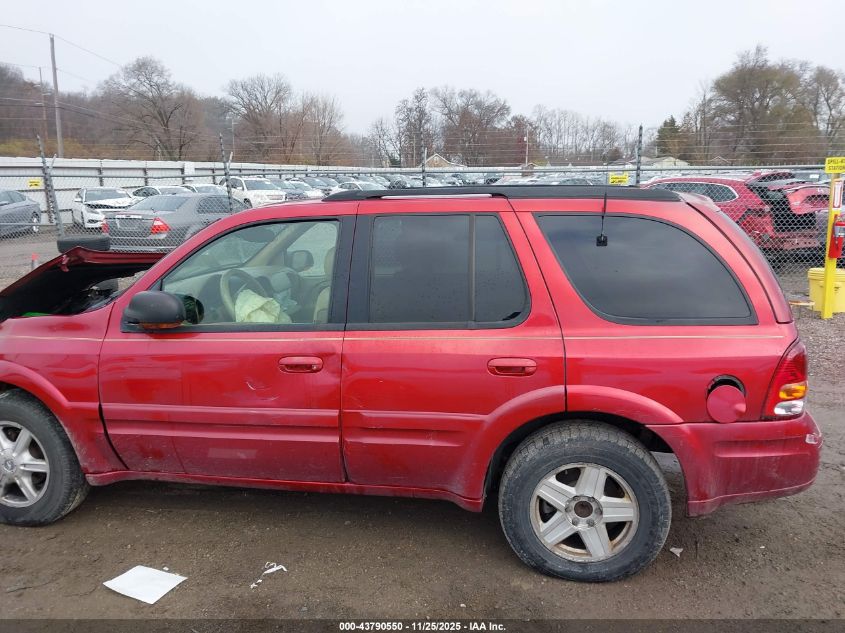 2002 Oldsmobile Bravada VIN: 1GHDT13S522387383 Lot: 43790550