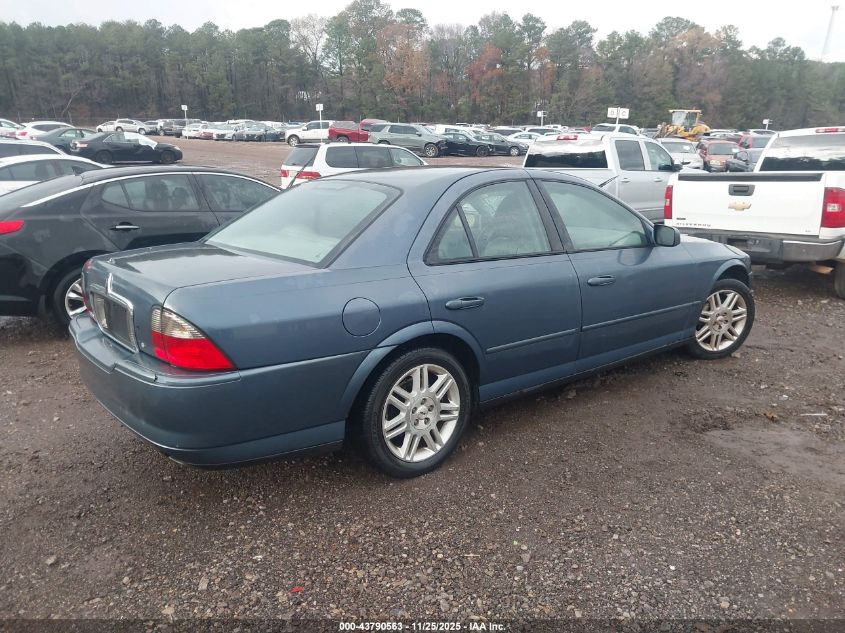 1LNHM87A25Y638128 2005 LINCOLN LS photo no. 4