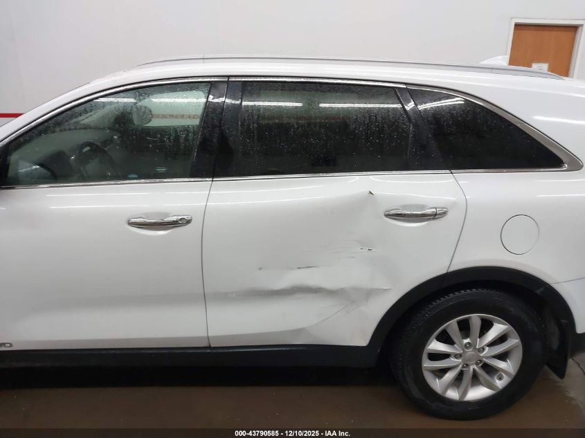2018 Kia Sorento 2.4L Lx VIN: 5XYPGDA31JG359041 Lot: 43790585