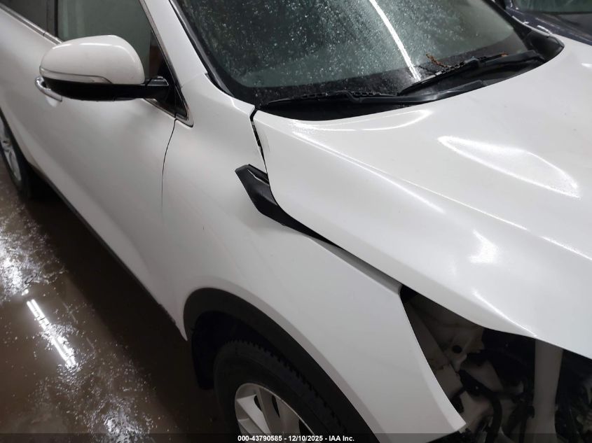 2018 Kia Sorento 2.4L Lx VIN: 5XYPGDA31JG359041 Lot: 43790585