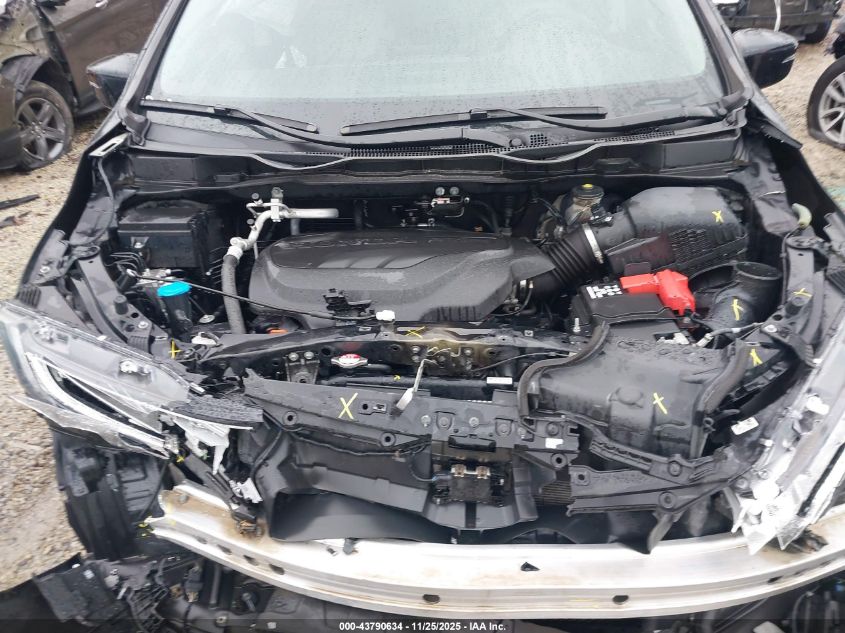 2022 Honda Odyssey Elite VIN: 5FNRL6H95NB039566 Lot: 43790634