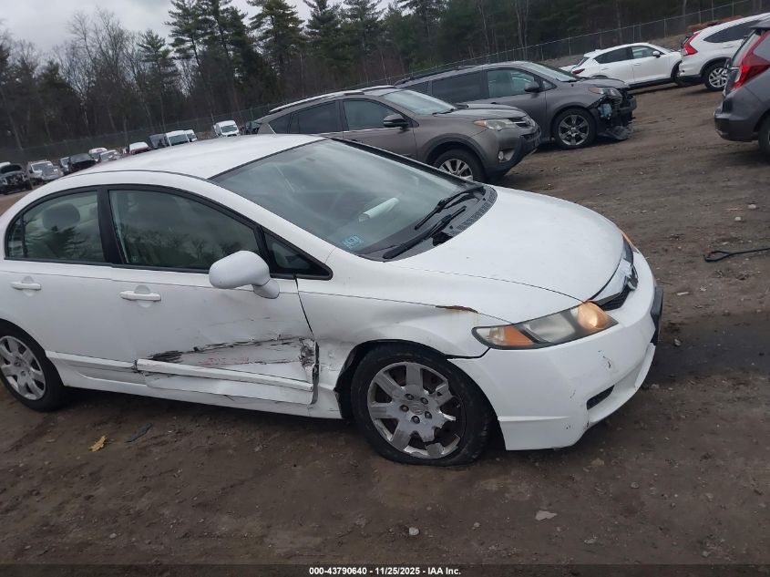 2009 Honda Civic Lx VIN: 2HGFA16569H348377 Lot: 43790640