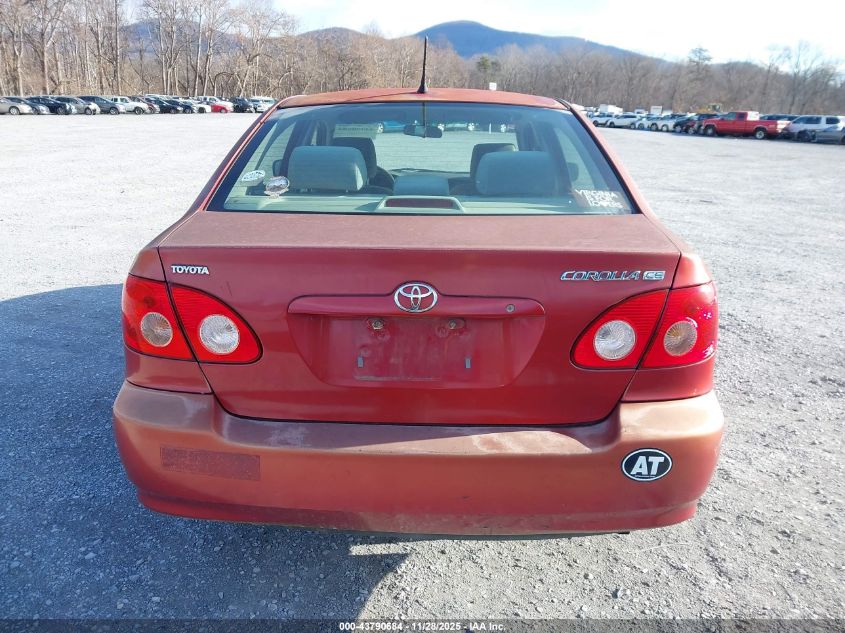 2006 Toyota Corolla Ce VIN: 1NXBR32E46Z598695 Lot: 43790684