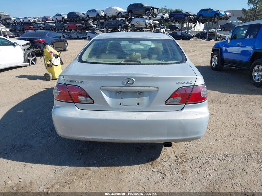 2004 Lexus Es 330 VIN: JTHBA30G345039693 Lot: 43790699