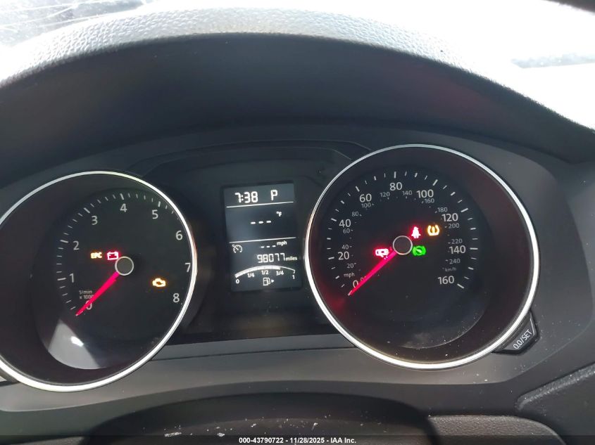 2015 Volkswagen Jetta 2.0L S VIN: 3VW2K7AJ0FM318092 Lot: 43790722