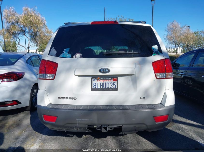 2009 Kia Borrego Lx VIN: KNDJJ741195030797 Lot: 43790733