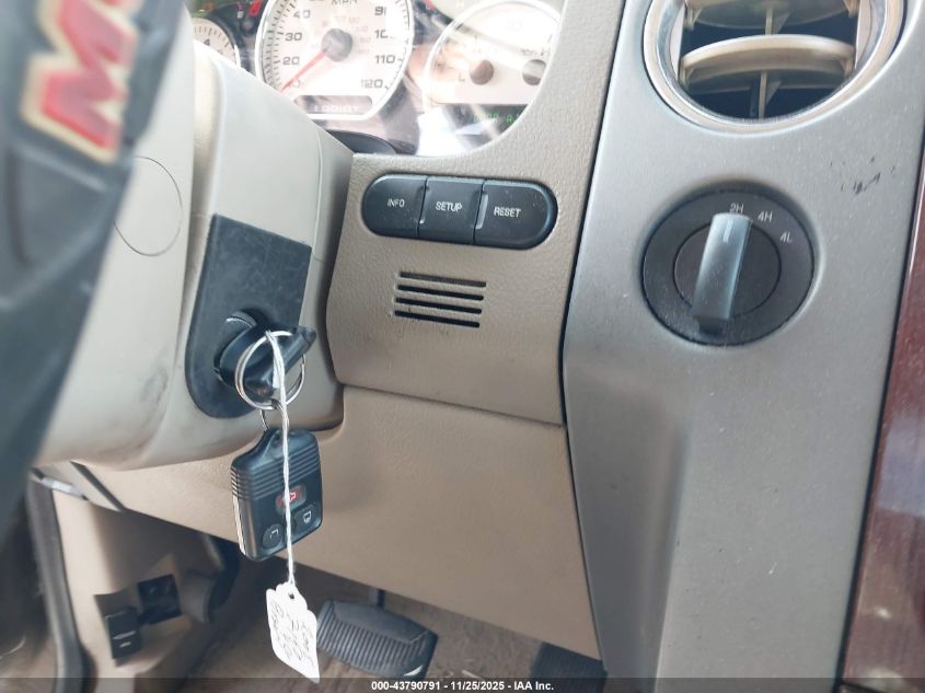 2008 Ford F-150 Lariat VIN: 1FTPW14V78FB40550 Lot: 43790791