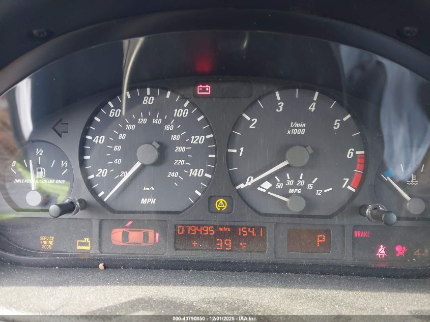 2002 BMW 325Ci VIN: WBABS33482PG84969 Lot: 43790850