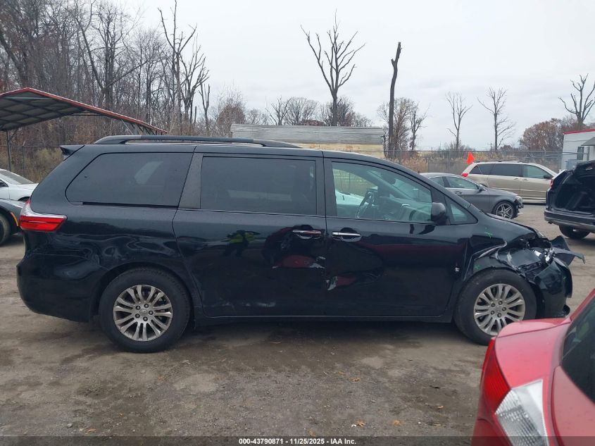 2015 Toyota Sienna Xle 8 Passenger VIN: 5TDYK3DC8FS673143 Lot: 43790871
