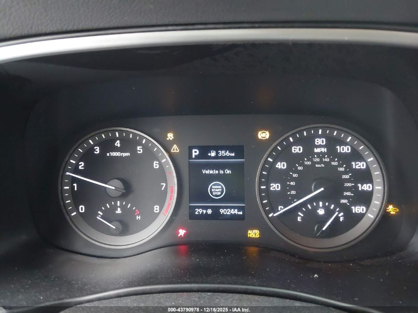 2019 Hyundai Tucson Limited VIN: KM8J33AL3KU857345 Lot: 43790978