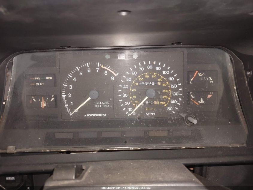 1987 Toyota Mr2 T-Bar VIN: JT2AW15J7H0105262 Lot: 43791031