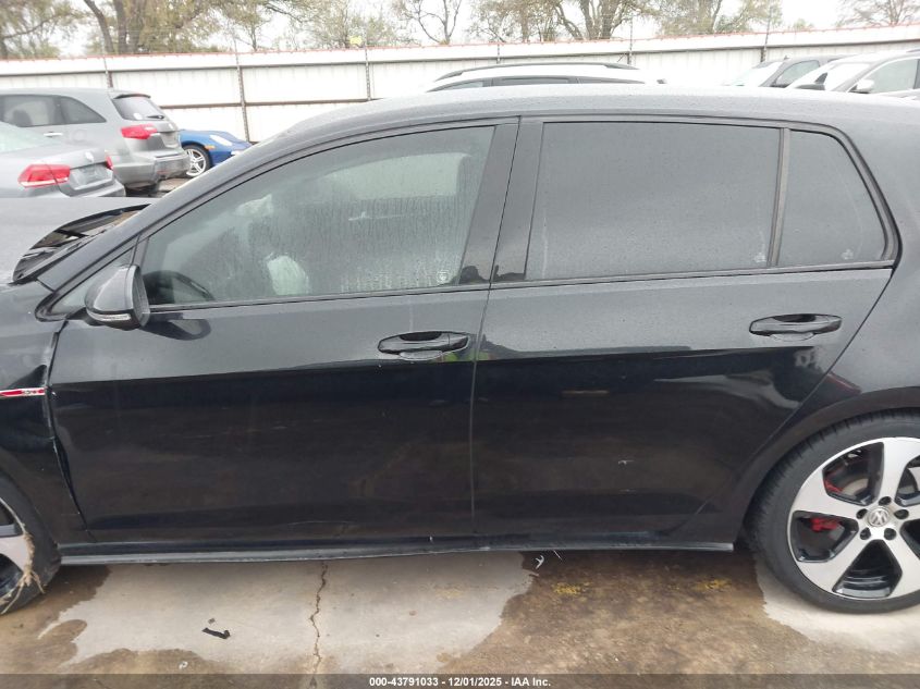 2017 Volkswagen Golf Gti S 4-Door VIN: 3VW4T7AU3HM006447 Lot: 43791033