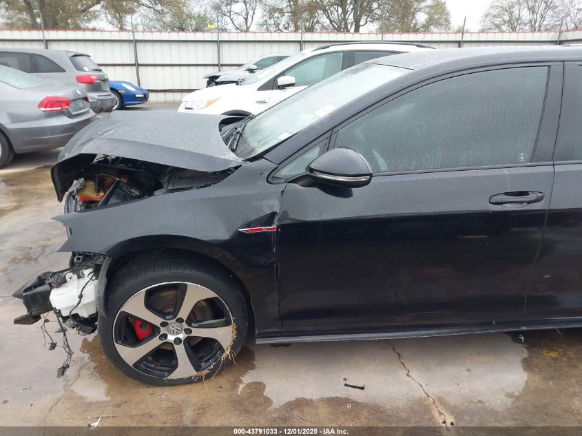 2017 Volkswagen Golf Gti S 4-Door VIN: 3VW4T7AU3HM006447 Lot: 43791033