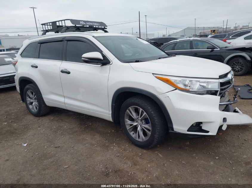 TOYOTA HIGHLANDER XLE V6