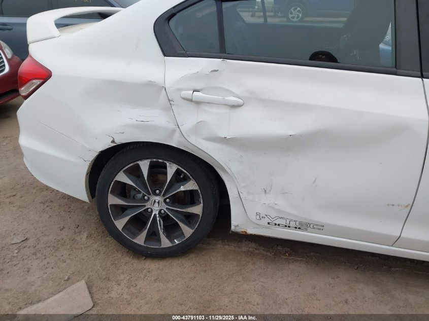 2013 Honda Civic Si VIN: 2HGFB6E52DH705333 Lot: 43791103