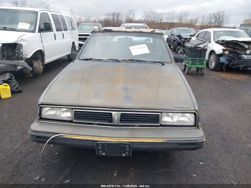 1987 Pontiac 6000 VIN: 1G2AF51RXHT220807 Lot: 43791114