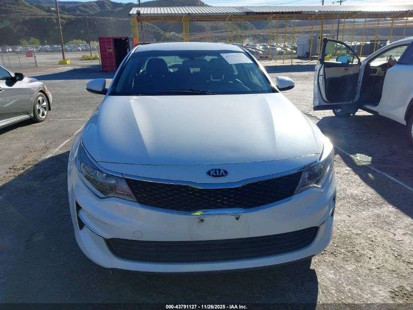 2018 Kia Optima Lx VIN: KNAGT4L35J5216625 Lot: 43791127