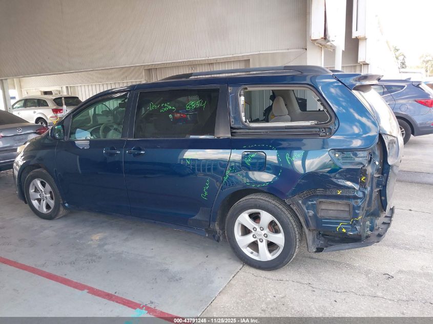 2011 Toyota Sienna Le V6 VIN: 5TDKK3DC6BS173496 Lot: 43791246