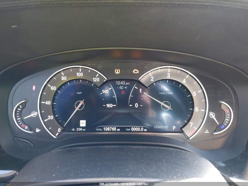 2017 BMW 540I xDrive VIN: WBAJE7C33HG888005 Lot: 43791259