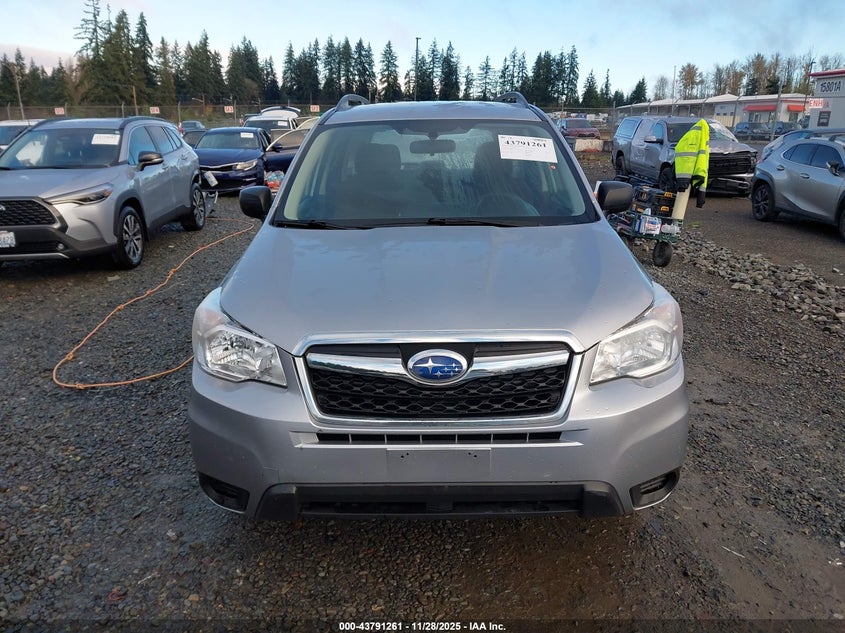 2016 Subaru Forester 2.5I VIN: JF2SJABC0GH519176 Lot: 43791261