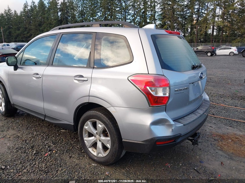 2016 Subaru Forester 2.5I VIN: JF2SJABC0GH519176 Lot: 43791261