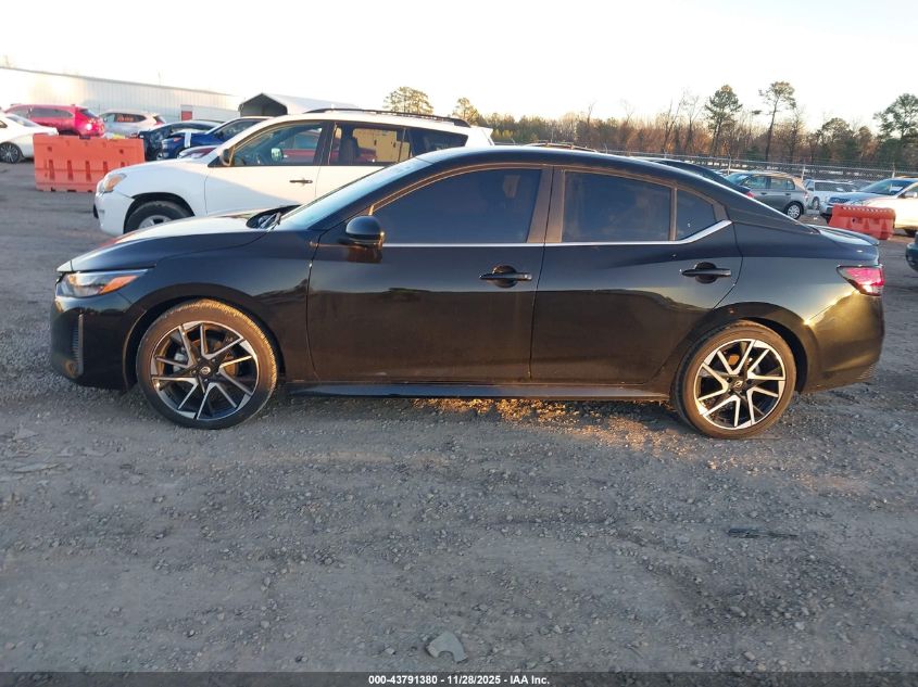 2025 Nissan Sentra Sr VIN: 3N1AB8DV0SY300068 Lot: 43791380