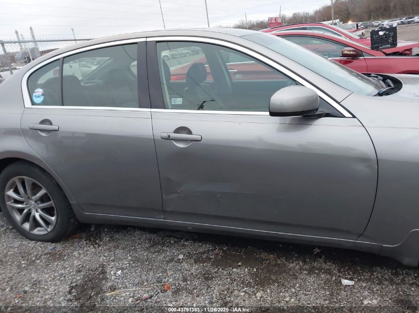 2008 Infiniti G35X VIN: JNKBV61F68M252905 Lot: 43791383