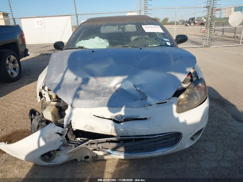 2003 Chrysler Sebring Lxi VIN: 1C3EL55T63N577849 Lot: 43791393