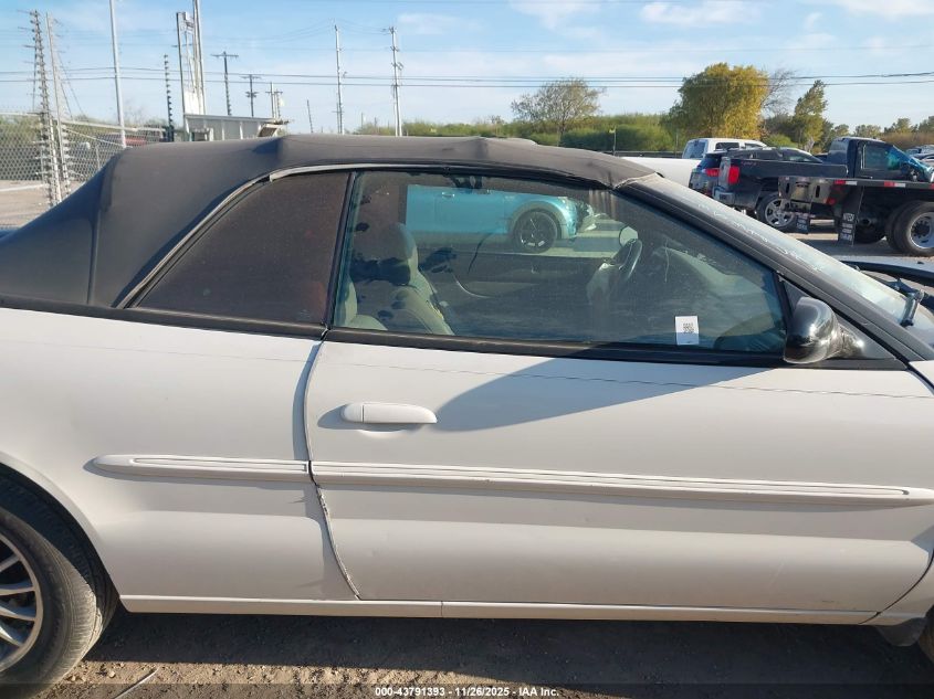 2003 Chrysler Sebring Lxi VIN: 1C3EL55T63N577849 Lot: 43791393