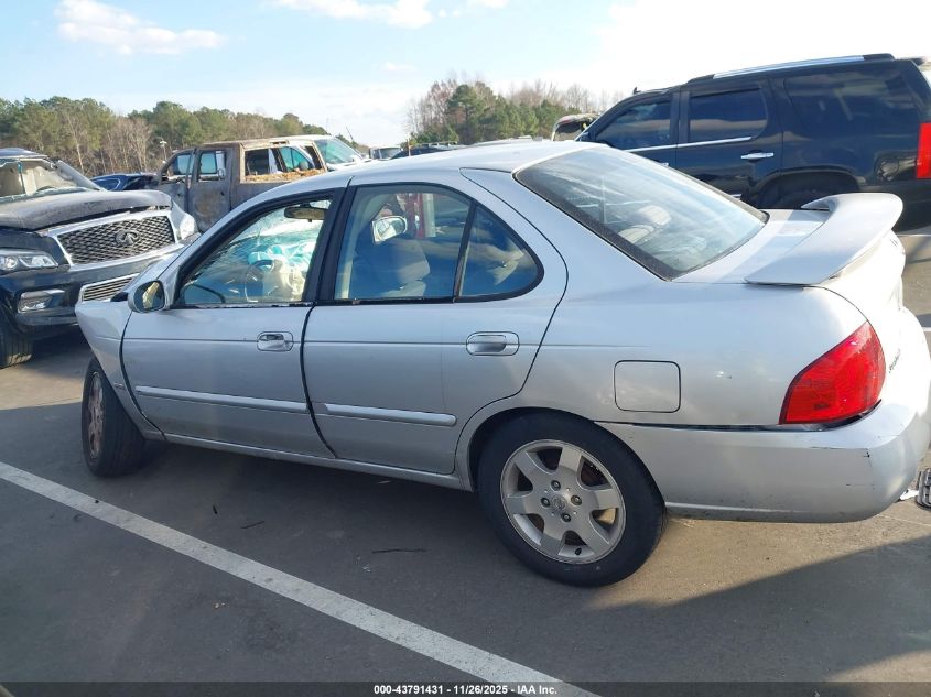 2006 Nissan Sentra 1.8S VIN: 3N1CB51D36L526160 Lot: 43791431