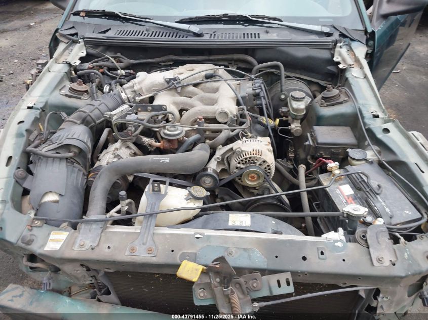 2000 Ford Mustang VIN: 1FAFP4043YF191430 Lot: 43791455