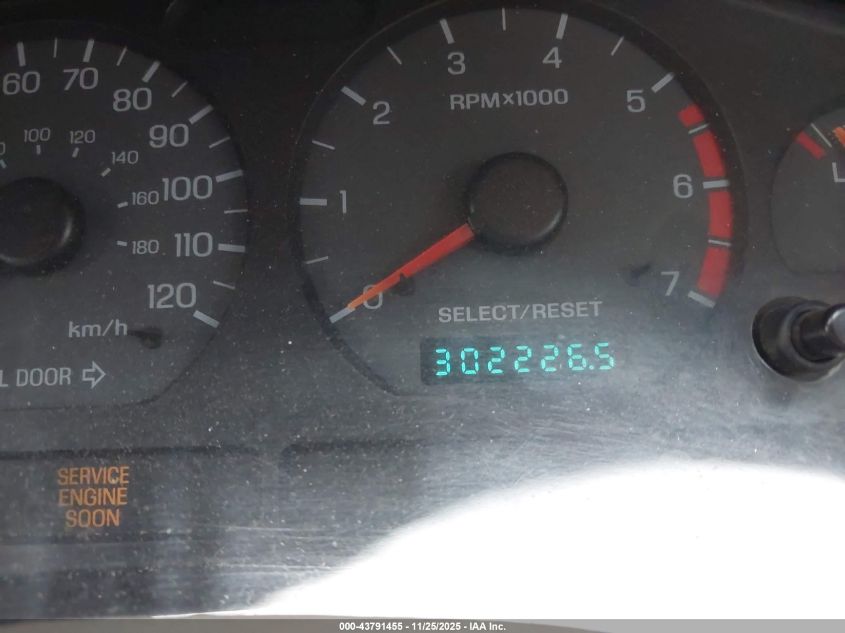 2000 Ford Mustang VIN: 1FAFP4043YF191430 Lot: 43791455