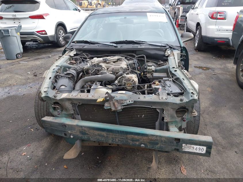 2000 Ford Mustang VIN: 1FAFP4043YF191430 Lot: 43791455