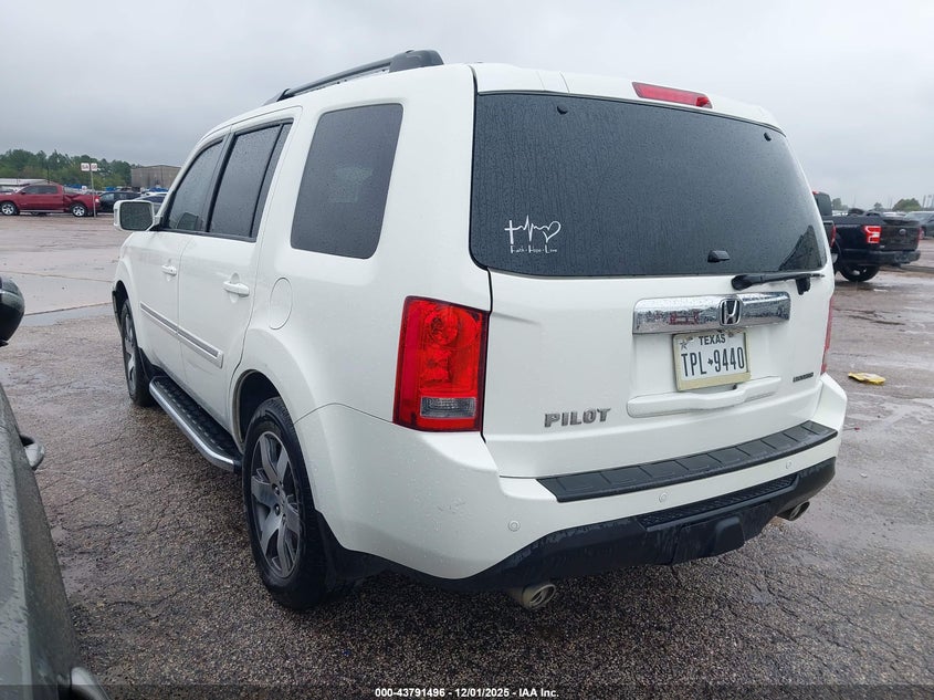 Vin: 5fnyf3h95cb027691, lot: 44286943, honda pilot touring 20123