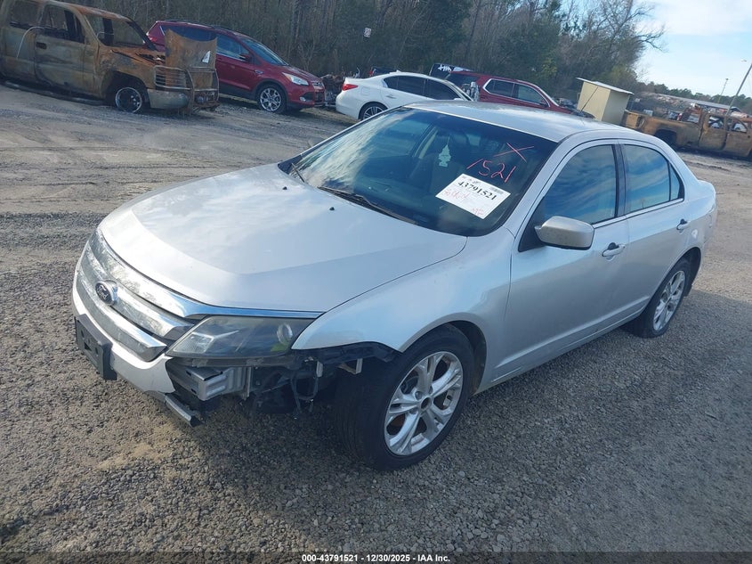 Vin: 3fahp0ha7cr390634, lot: 44286969, ford fusion se 20122