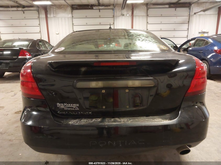 2008 Pontiac Grand Prix VIN: 2G2WP552481193111 Lot: 43791523