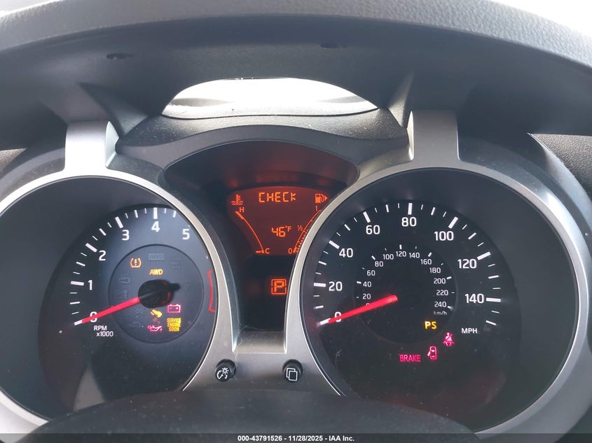 2013 Nissan Juke Sv VIN: JN8AF5MV0DT208832 Lot: 43791526