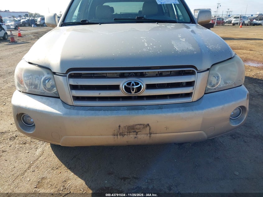 2005 Toyota Highlander Limited V6 VIN: JTEDP21A850077766 Lot: 43791534