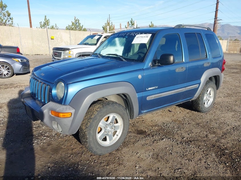 1J4GL48K34W204078 2004 JEEP LIBERTY (NORTH AMERICA) photo no. 2