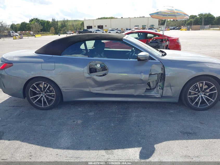 2025 BMW 430I VIN: WBA33DB02SCT15972 Lot: 43791551