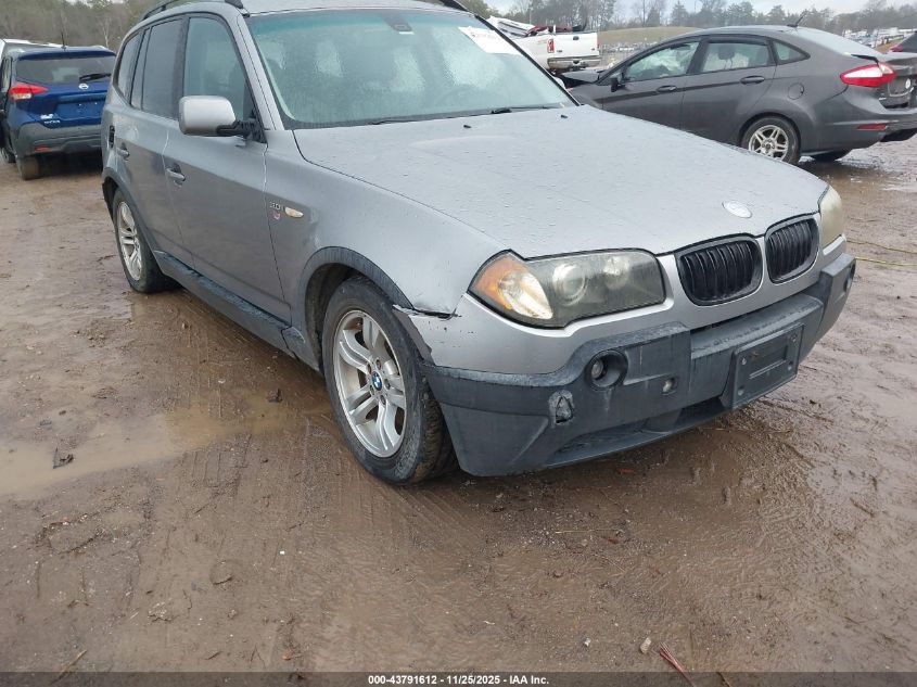 2005 BMW X3 3.0I VIN: WBXPA93445WD16350 Lot: 43791612
